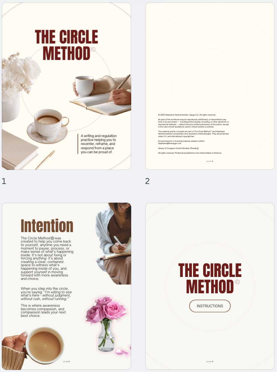 The Circle Method© Workbook